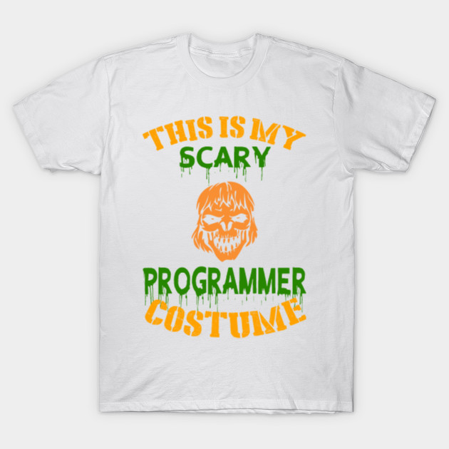 This Is My Scary Programmer Costume T-Shirt-TOZ